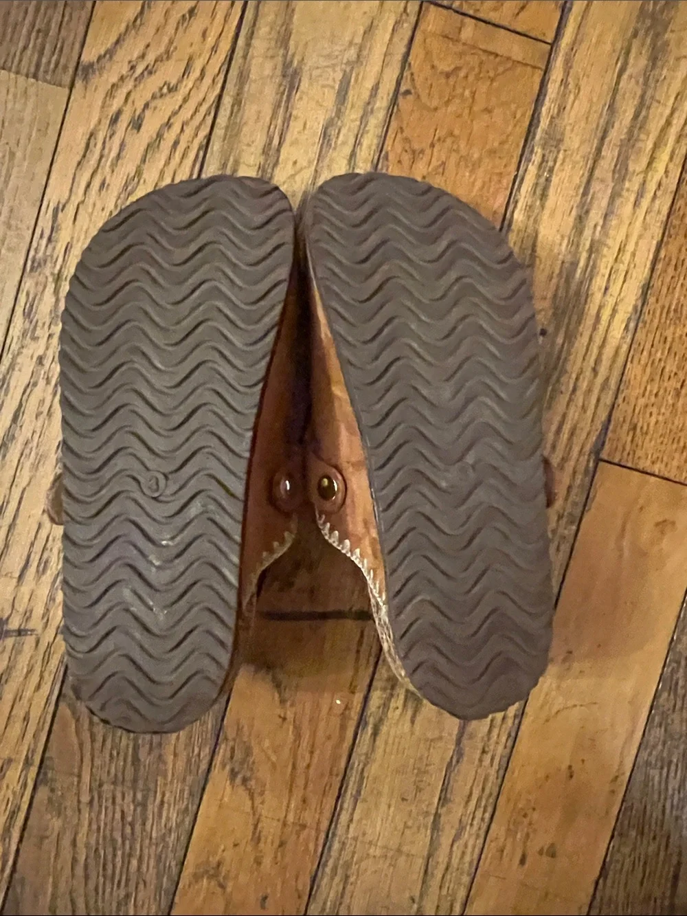 Seven7 Kids Brown Suede Slip-On Clogs with Cream Trim Accent